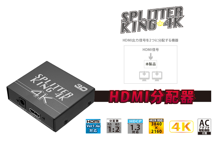 SD BHD2SP3SPLITTER KING 4K
