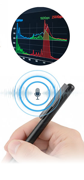 業界最高レベルの高音質録音