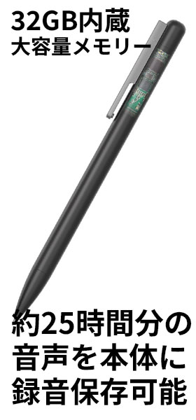 32GB大容量内蔵メモリ