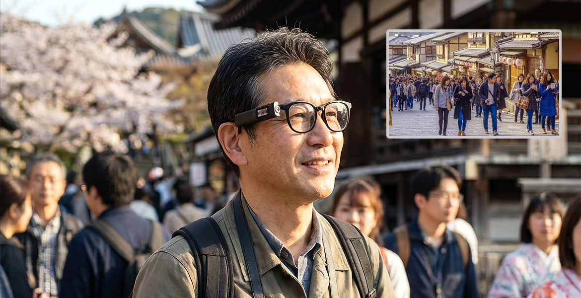 目線の高さで録画