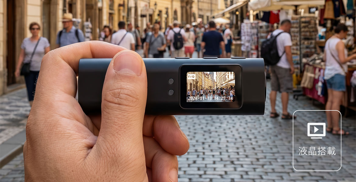 小型液晶画面搭載