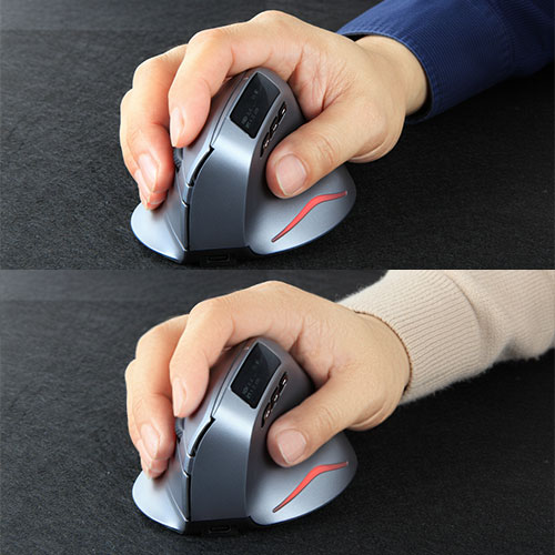 上質のスクロールホイールと便利なミドルクリック