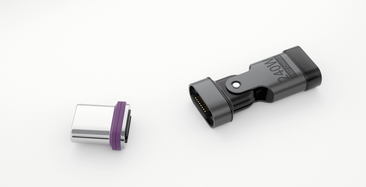 マグネット吸着で即座に接続