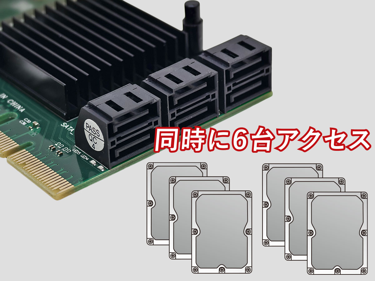 SATA IIIを6ポート増設