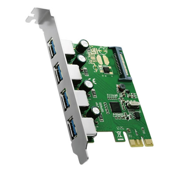 AREA ―エアリア― | USB3.0 PCI Expressx1形状ボード SD-PEU3R-4E (4WING2)