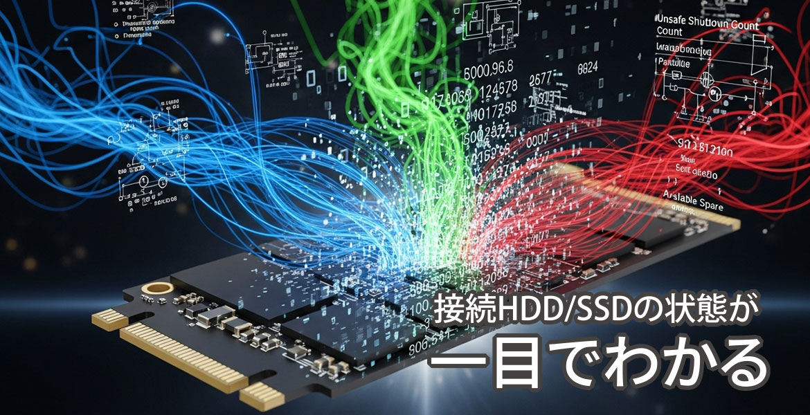 S.M.A.R.T情報で健康状態を見える化