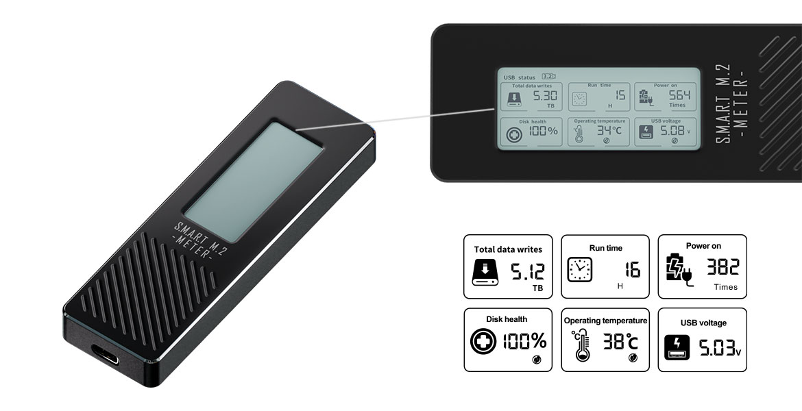 S.M.A.R.T情報リアルタイム表示