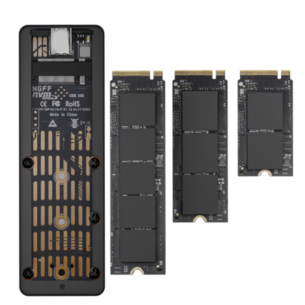 幅広いM.2 NVMe SSDに対応