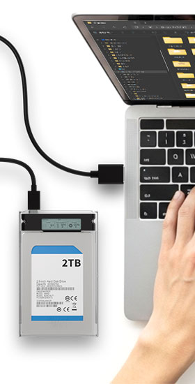 UASP対応で最大5Gbps高速転送