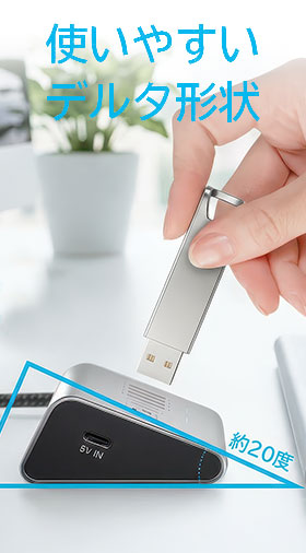 操作性を追求したデルタ形状