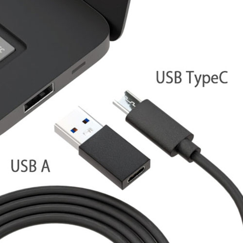 Type CとUSB-A両対応で幅広い機器に接続