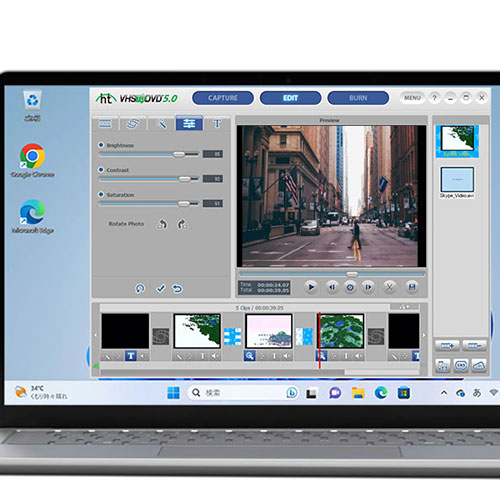 VHS to DVD 5.0で編集からDVD作成まで